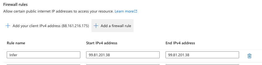 Azure Set Firewall